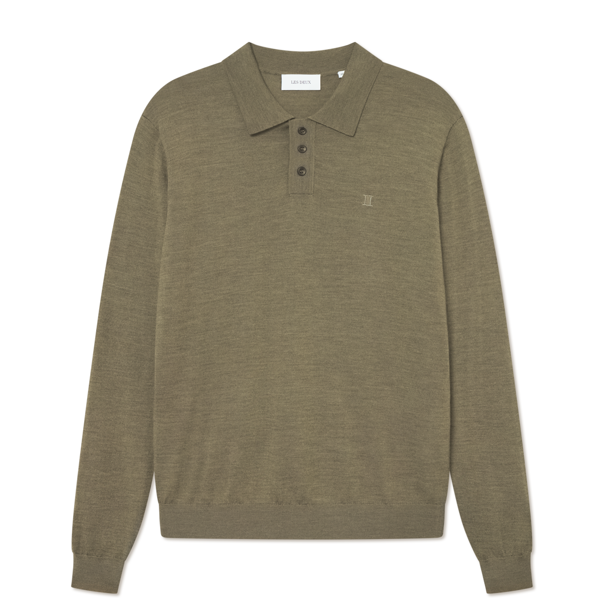Les Deux Greyson Merino Polo Knit