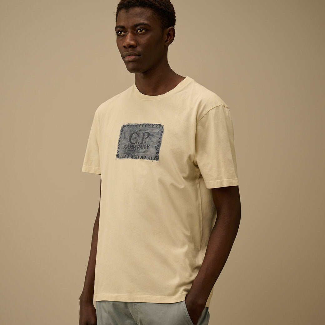 C.P. Company Jersey Short Sleeve Logo Label T-Shirt