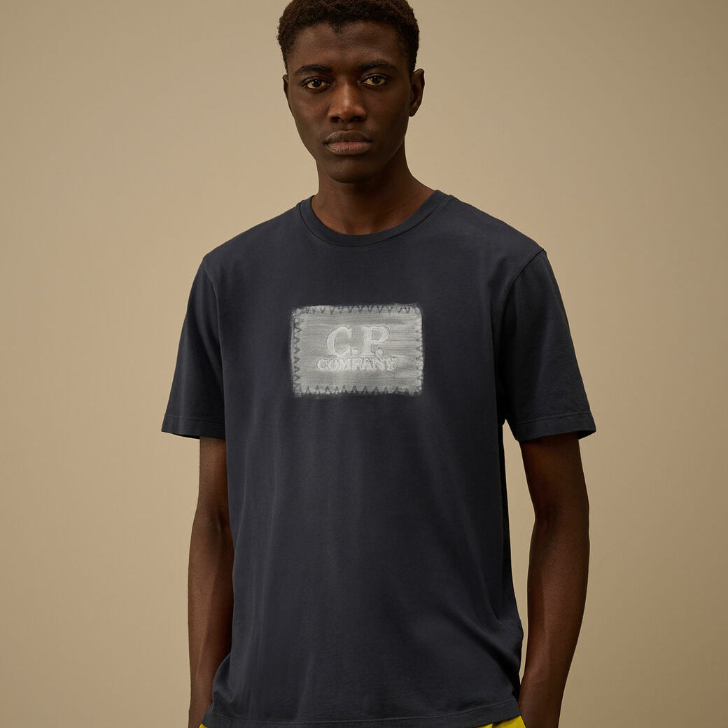 C.P. Company Jersey Short Sleeve Logo Label T-Shirt