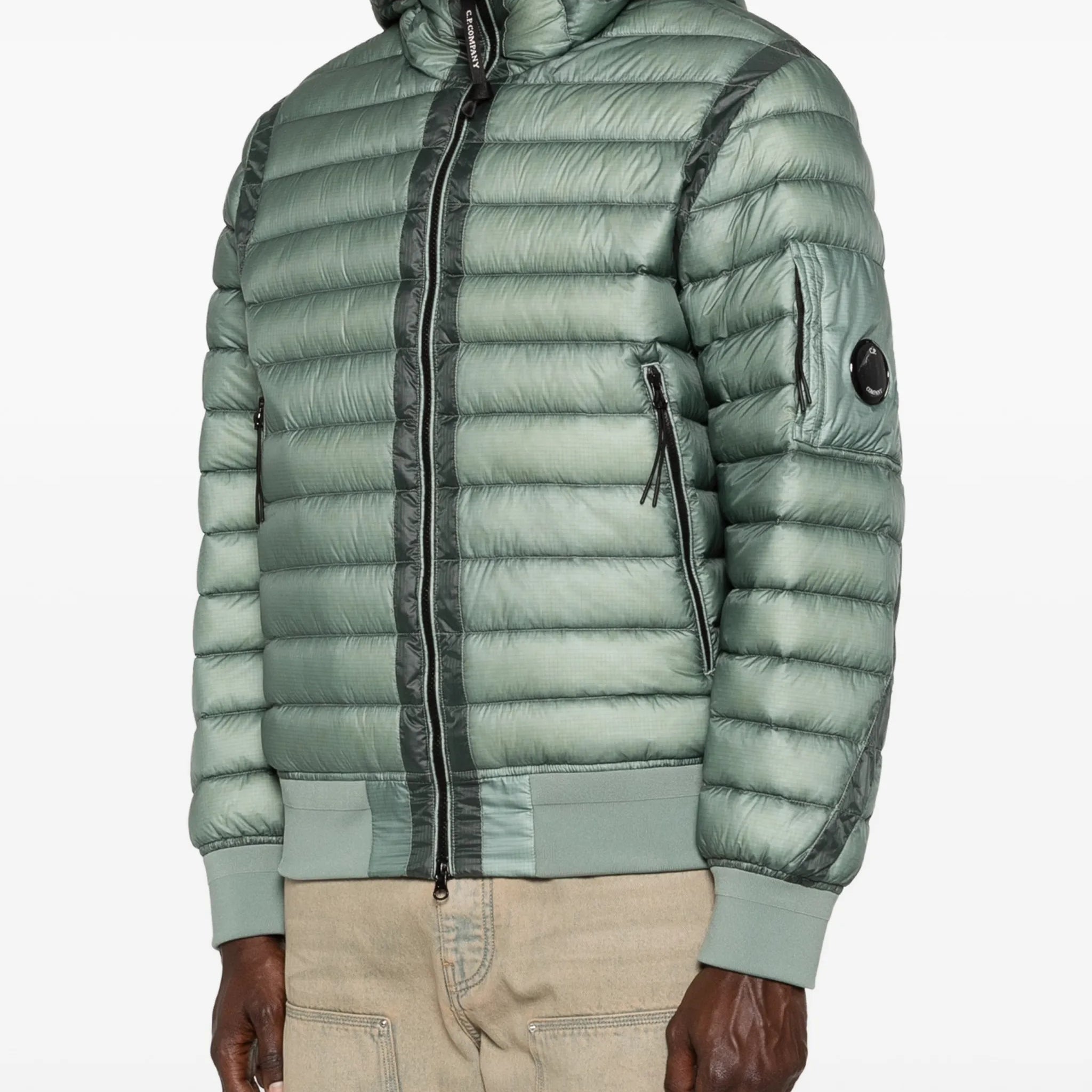 C.P. Company D.D. Shell Down Hooded Lens Jacket
