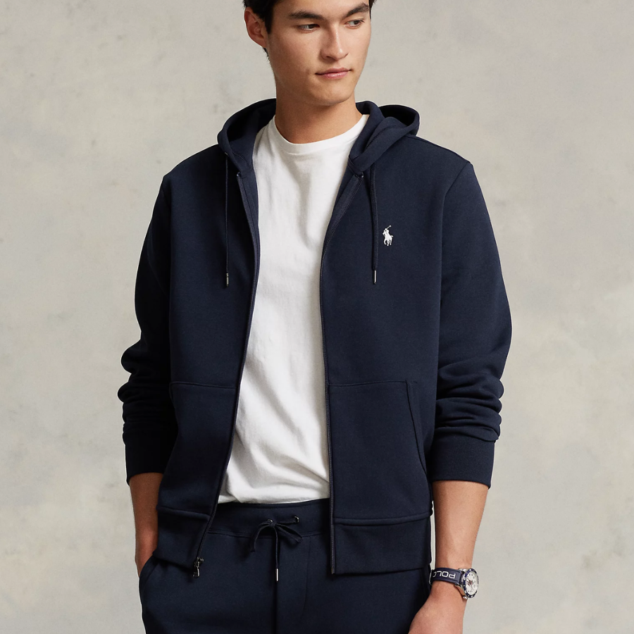 Polo Ralph Lauren Double-Knit Full-Zip Hoodie