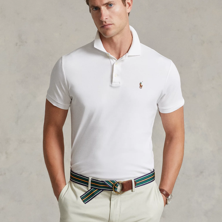 Polo Ralph Lauren Custom Slim Fit Soft Cotton Polo Shirt