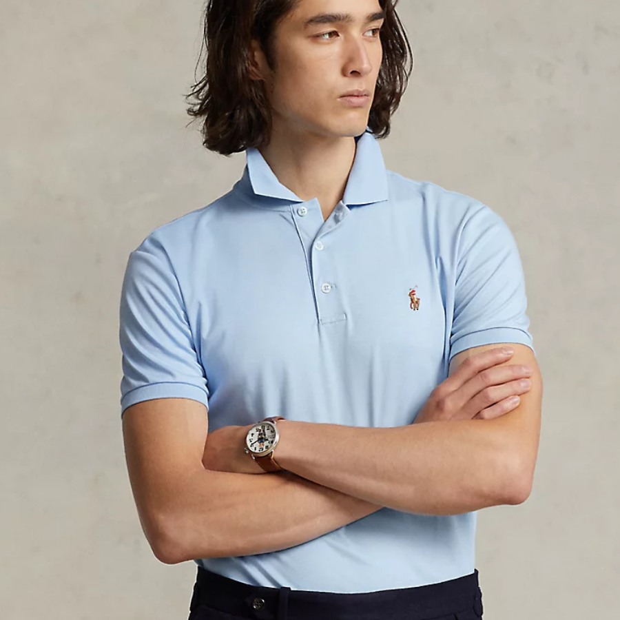 Polo Ralph Lauren Custom Slim Fit Soft Cotton Polo Shirt