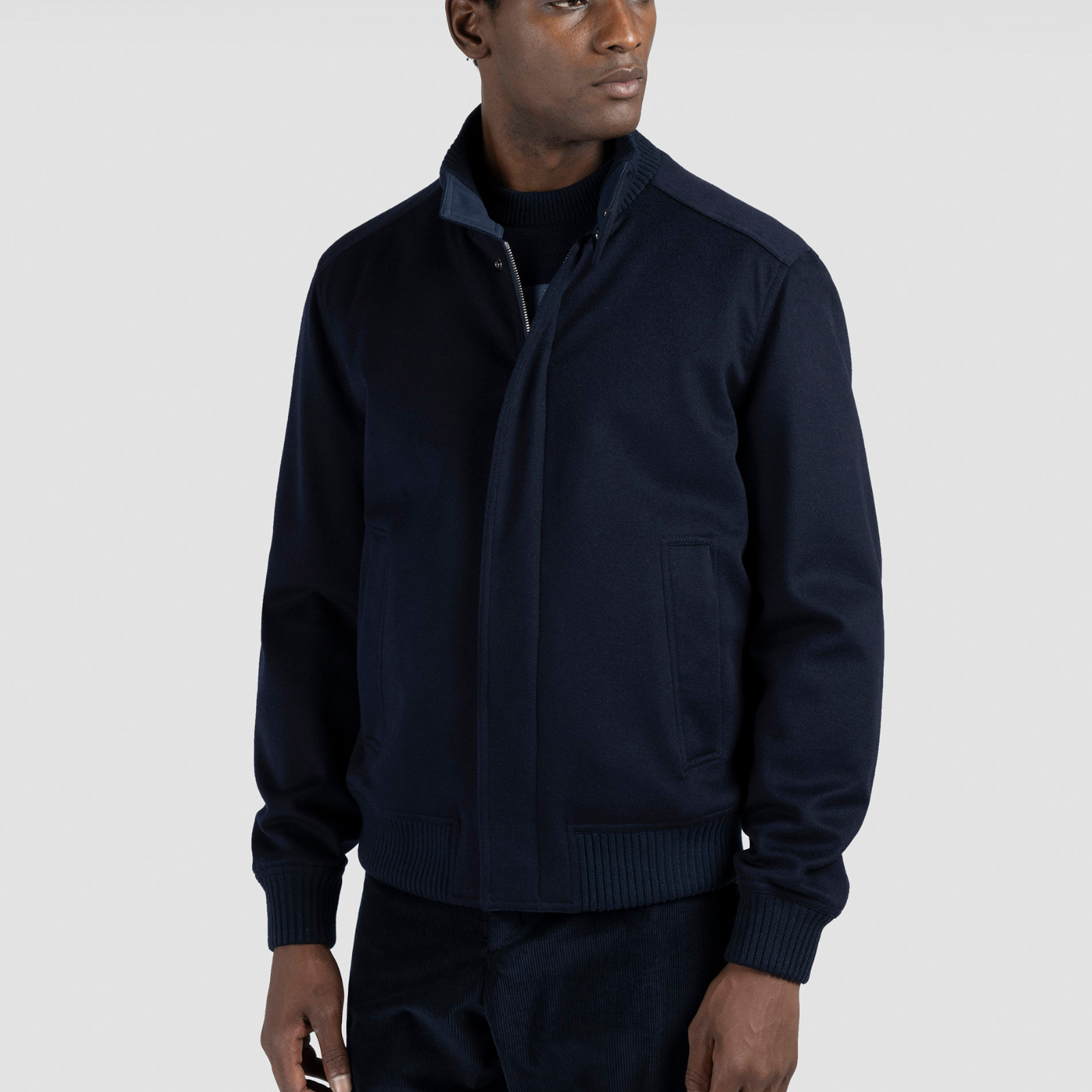 Paul & Shark Bomber With Loro Piana Green Storm System® Fabric