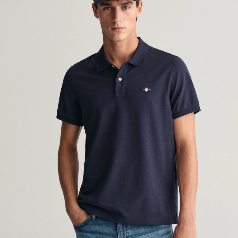 Gant Regular Fit Shield Piqué Polo Shirt