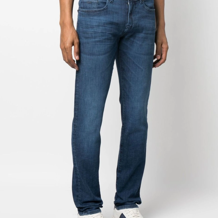 BOSS Straight Leg Slim Fit Jeans