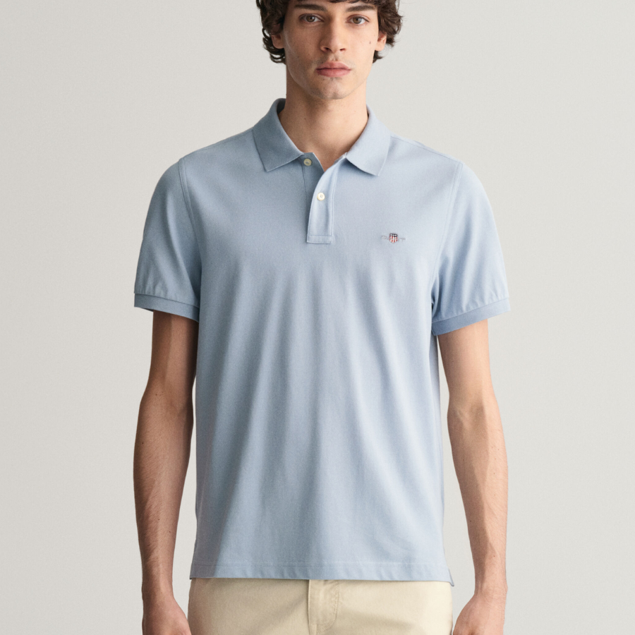 Gant Regular Fit Shield Piqué Polo Shirt