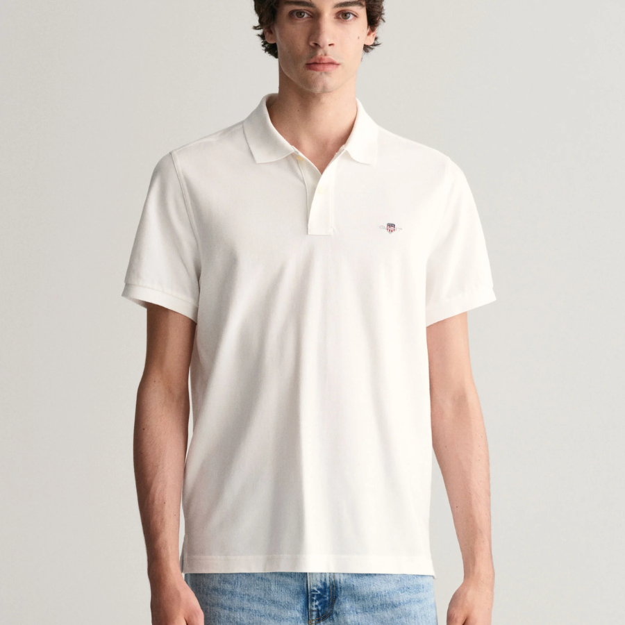 Gant Regular Fit Shield Piqué Polo Shirt