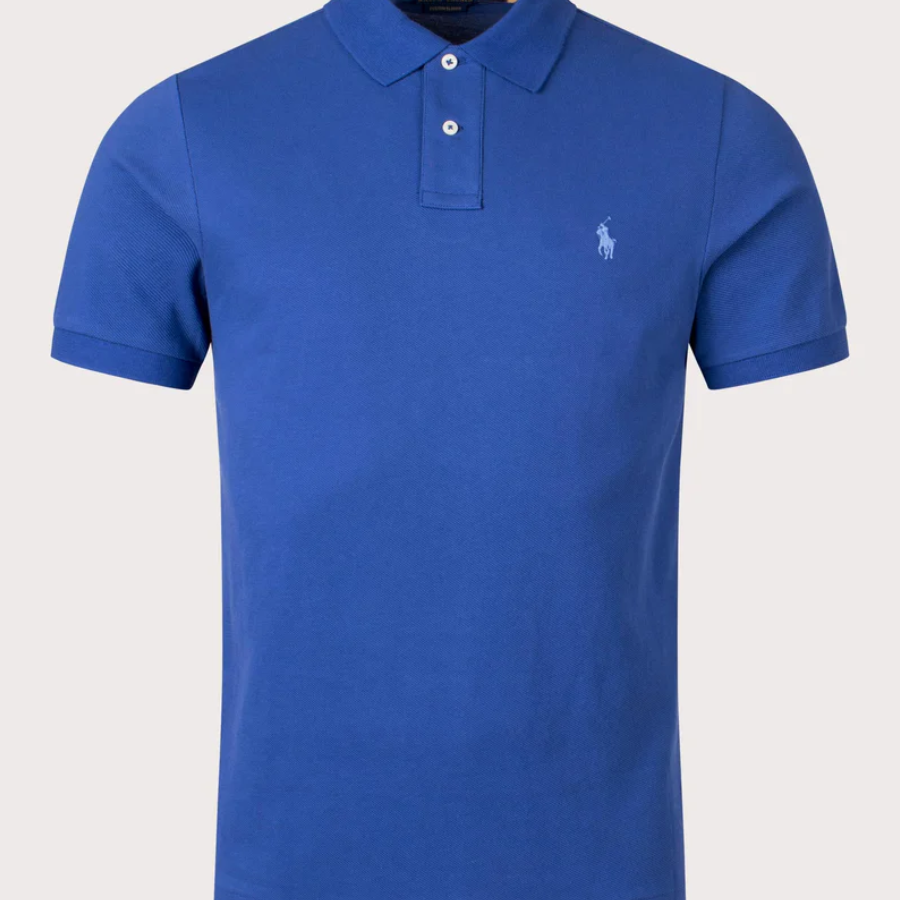 Polo Ralph Lauren Custom Slim Fit Mesh Polo Shirt