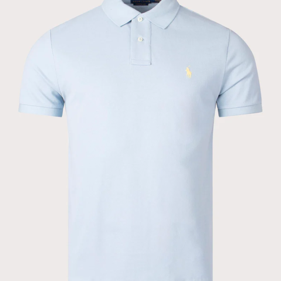Polo Ralph Lauren Custom Slim Fit Mesh Polo Shirt