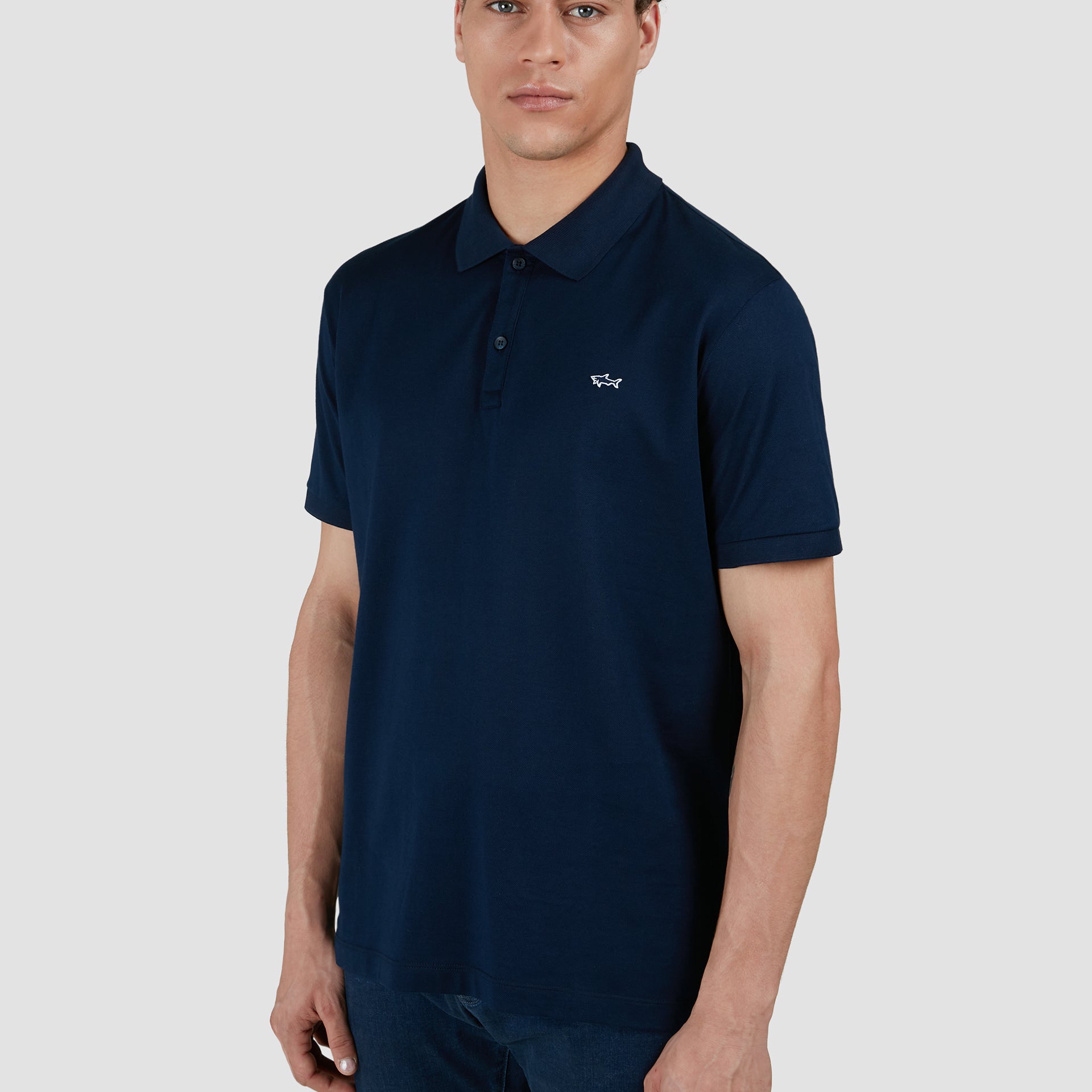 Paul & Shark Knitted Cotton Polo Shirt