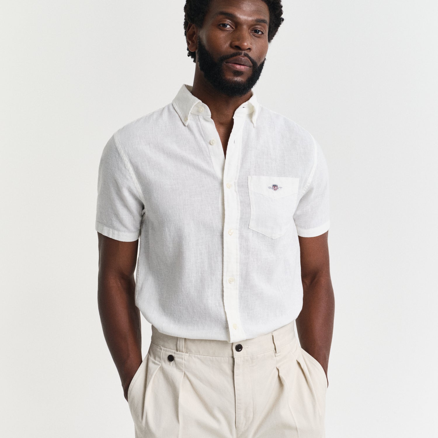 Gant Reg Cotton Linen Shirt