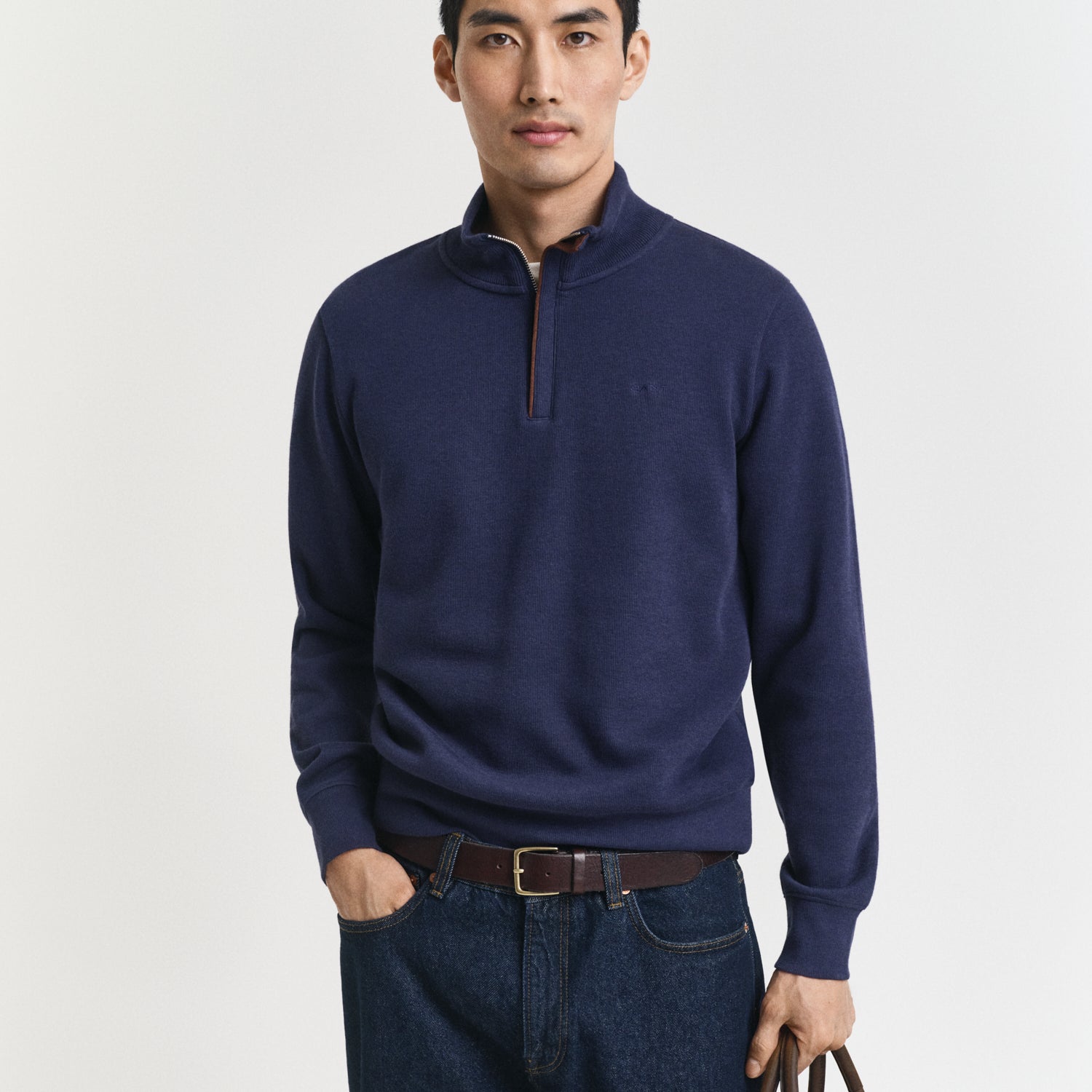 Gant Sacker Rib Half-Zip Sweatshirt
