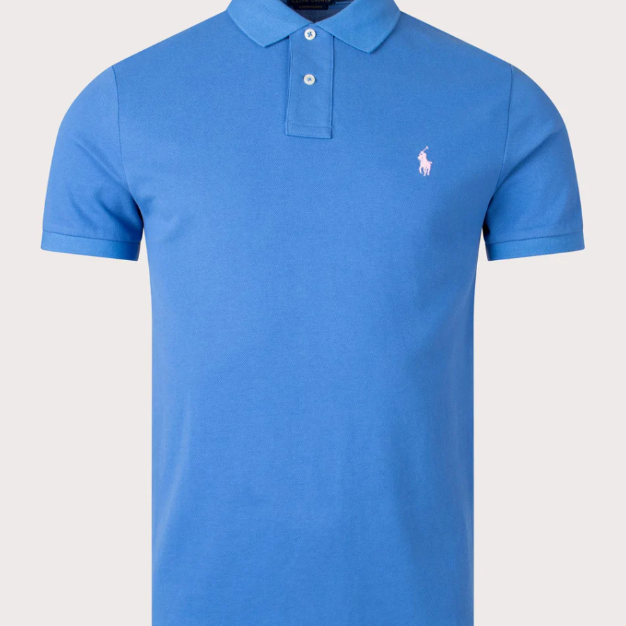Polo Ralph Lauren Custom Slim Fit Mesh Polo Shirt