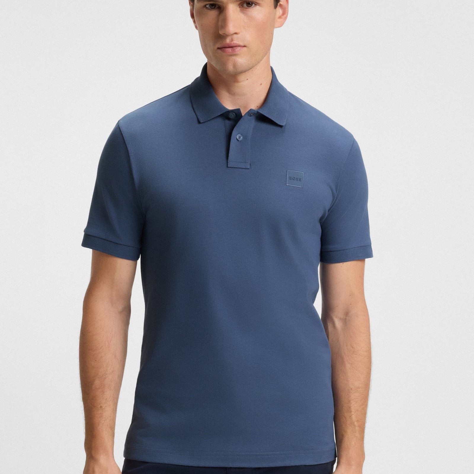 BOSS Slim Fit Stretch Cotton Piqué Polo Shirt