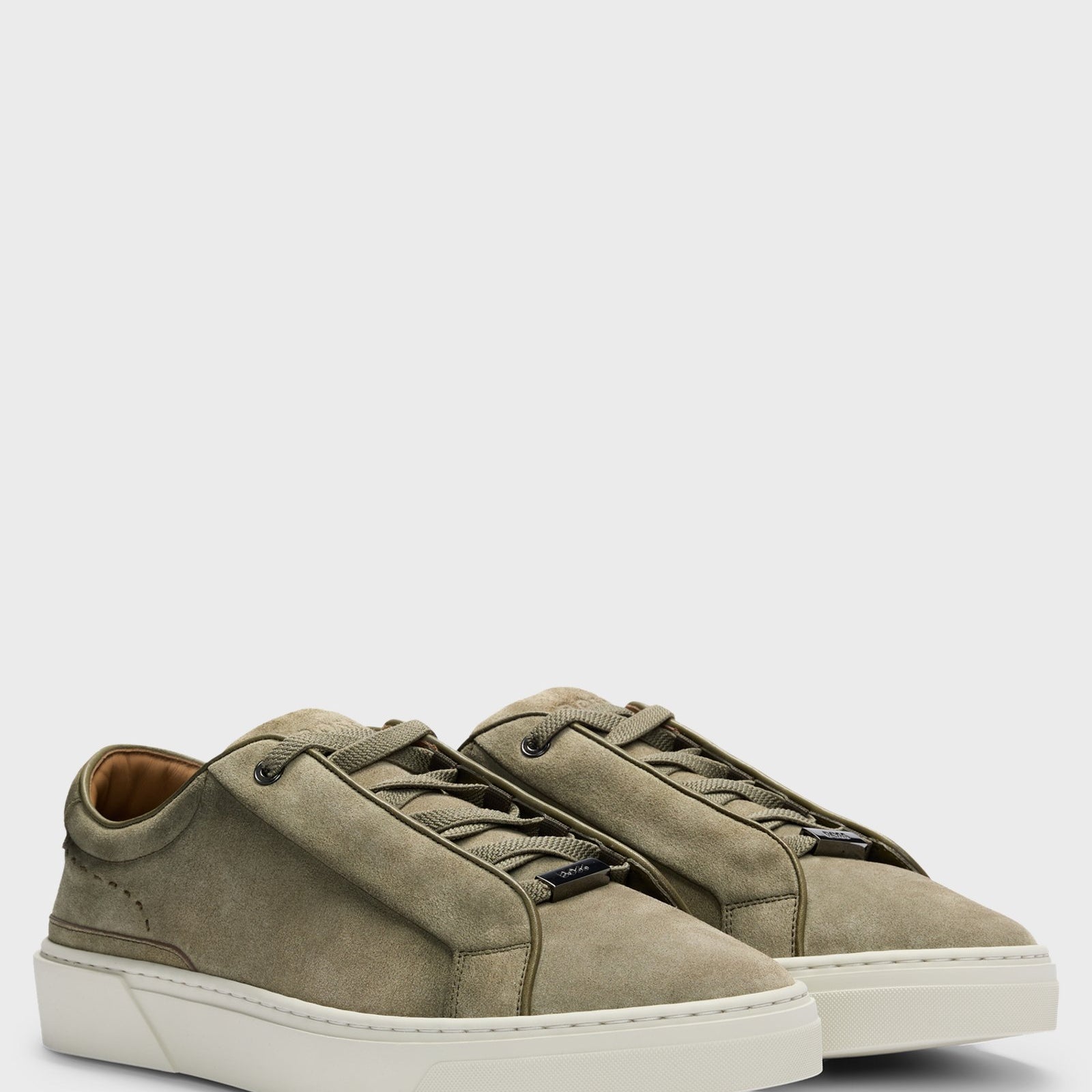 BOSS Gary Low-Top Trainers in Suede