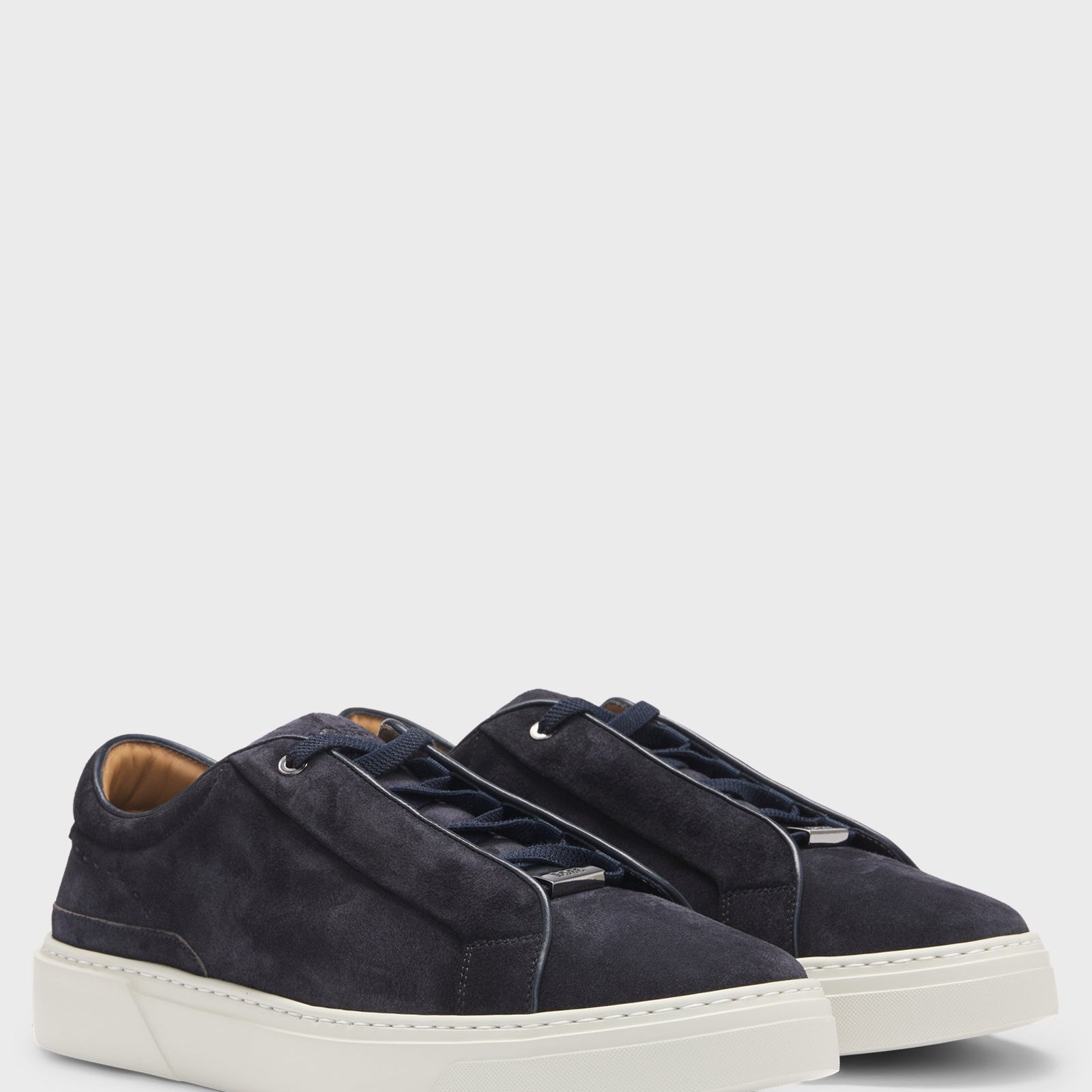 BOSS Gary Low-Top Trainers in Suede