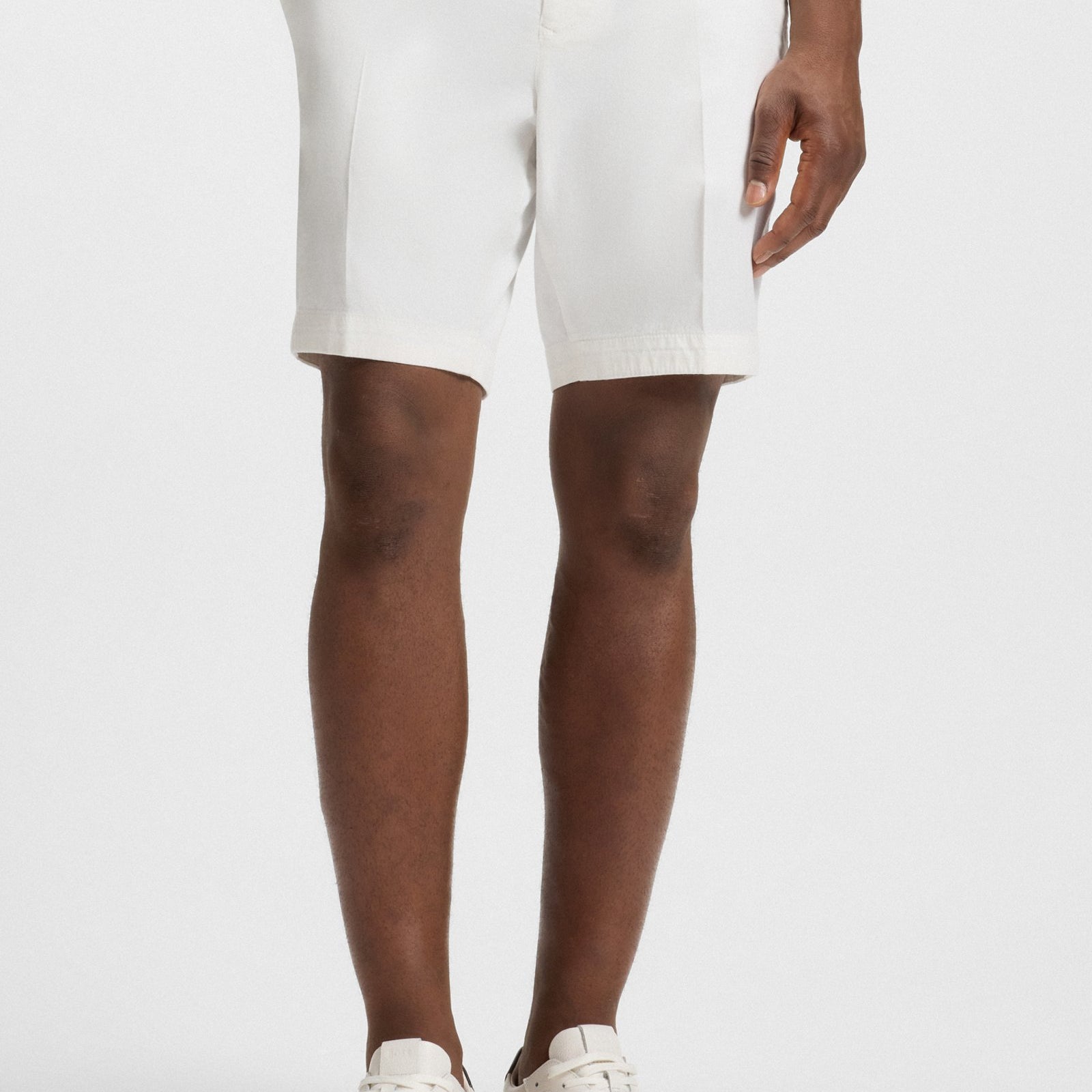BOSS Slim-fit shorts in stretch-cotton twill