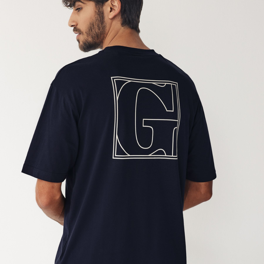 GANT Back Graphic T-Shirt Short Sleeve