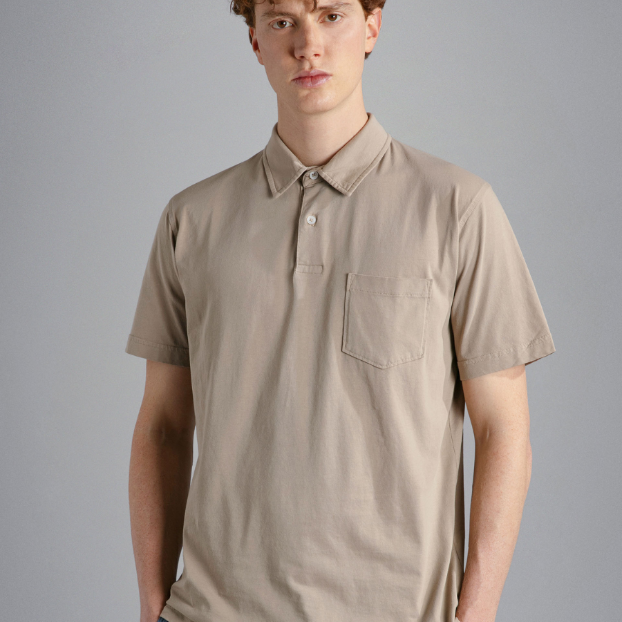 Paul & Shark Garment Dyed Cotton Polo Shirt