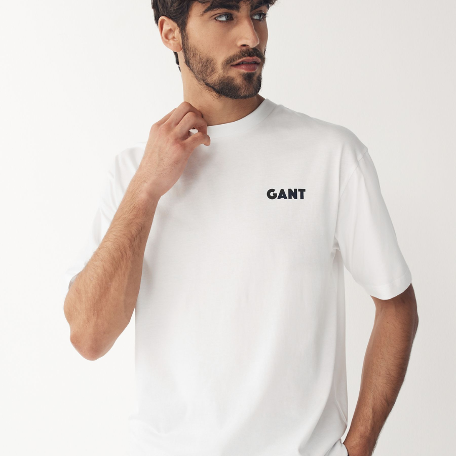 GANT Back Graphic T-Shirt Short Sleeve