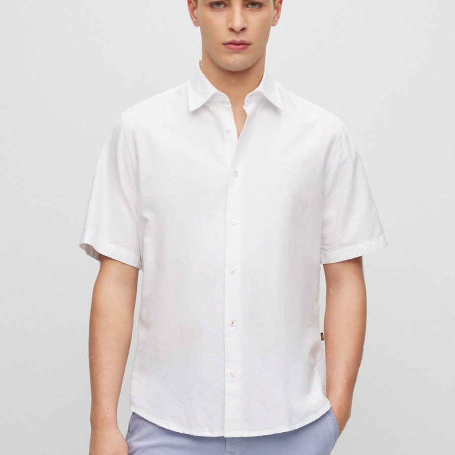 BOSS Regular-Fit Shirt In Oxford Cotton