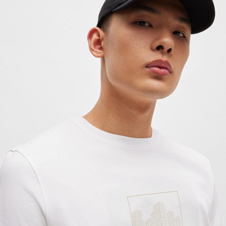 BOSS Cotton-Twill Six-Panel Cap With Embroidered Logo