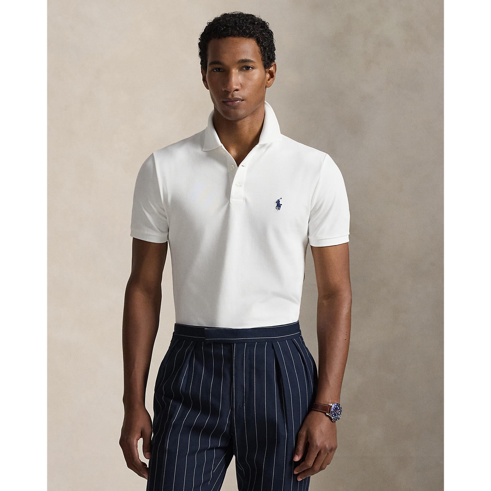 Polo Ralph Lauren Custom Slim Fit Stretch Mesh Polo Shirt